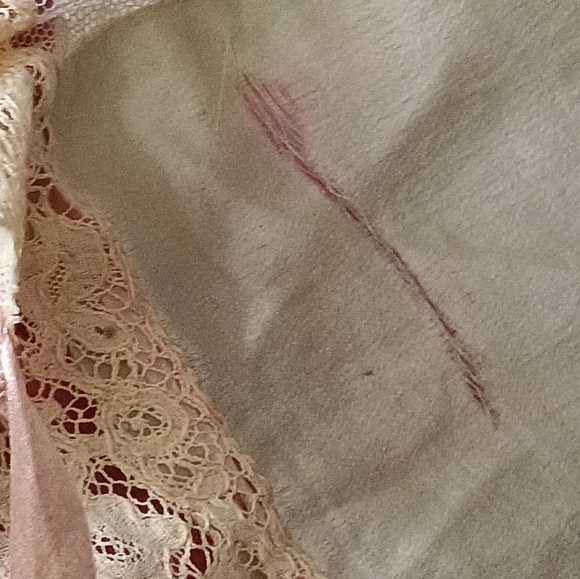 ANTIQUE 1920S ART DECO SILK STEP IN TEDDY WITH LACE! - Picture 11 of 16